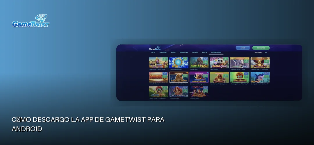Gametwist promotional banner