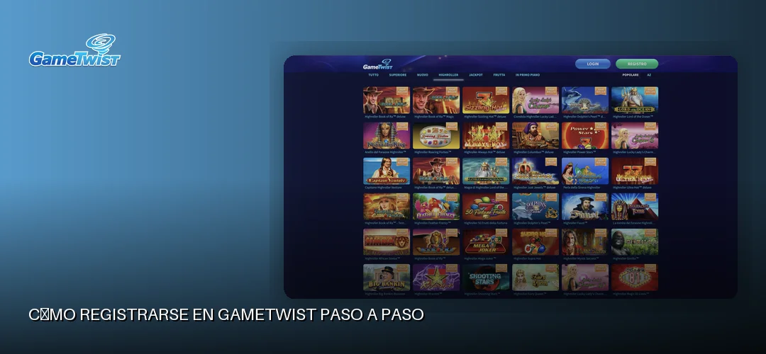 Gametwist promotional banner